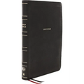 Nkjv, Reference Bible, Super Giant Print, Leathersoft, Black, Thumb Indexed, Red Letter Edition, Comfort Print: Holy Bible, New King James Version