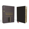 Nasb, Thompson Chain-Reference Bible, Genuine Leather, Calfskin, Black, 1995 Text, Red Letter, Thumb Indexed, Comfort Print