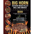BIG HORN OUTDOOR Wood Pellet Grill & Smoker Cookbook: 500 Foolproof, Quick & Easy Recipes to Reset & Energize Your Body