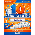 10 California CAASPP Grade 7 Math Practice Tests: The Ultimate Test Prep Collection with Answer Explanations
