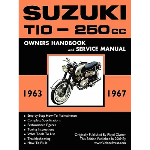 Suzuki T10 1963-1967 Factory Workshop Manual