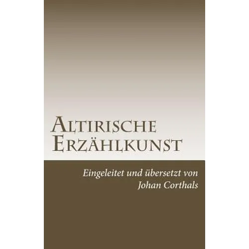 Altirische Erzaehlkunst