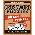 Crossword Puzzles for Brain Fitness: 90-Day Challenge to Sharpen the Mind and Strengthen Cognitive Skills