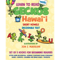 Learn to Read with Geckos in Hawaii: Set of 5 Books for Beginning Readers