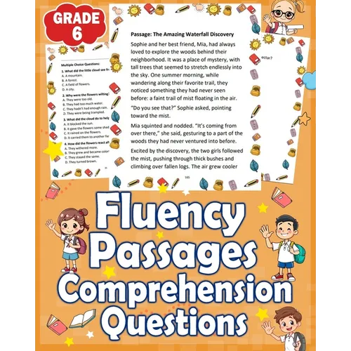 Fluency Passages Grade 6 Comprehension Questions: 6th Grade Reading Fluency Passages with Comprehension Questions Improve Reading Skills for Grade 6 S