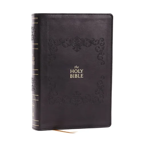 NKJV Bible: Personal Size Giant Print, Black Leathersoft, Holy Bible, Red Letter, Comfort Print: New King James Version