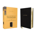 Kjv, Thompson Chain-Reference Bible, Handy Size, European Bonded Leather, Black, Red Letter, Comfort Print