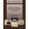 Christy V. Pridgeon U.S. Supreme Court Transcript of Record with Supporting Pleadings