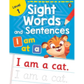 Sight Words and Sentences (Level 1): First Practice Workbook of Most Common Sight Words for Preschool Kids, Toddlers with Vocabulary Development Activ