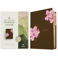 Biblia de Estudio del Diario Vivir Ntv (Sentipiel, Café/Rosa, Letra Roja)