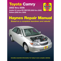 Toyota Camry, Avalon & Lexus Es 300/330 2002-06 & Toyota Solara 2002-08