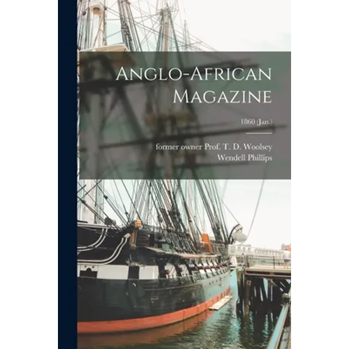 Anglo-African Magazine; 1860 (Jan.)