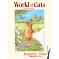 World of Cats to Paint or Color