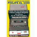Compact Cassette Recorder Philips EL 3300 - Thank you for this brilliant Compact Cassette Recorder - Lou Ottens - Johannes Jozeph Martinus Schoenmaker