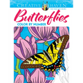 Creative Haven Butterflies Color by Number Coloring Book