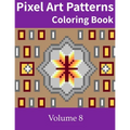 Pixel Art Patterns Coloring Book 8