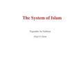 The System of Islam (Nidham Al Islam)