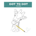 Dot to Dot - Animals: Dots to Dots Adults point by point dots to dots animal drawing animals Dots to connect