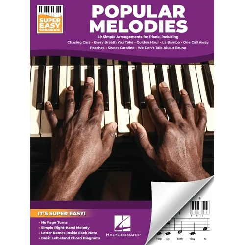 Popular Melodies - Super Easy Songbook with 49 Simple Arrangements for Piano