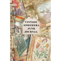 Vintage Ephemera Junk journal: Full colour slimline paperback journalling book for creating your own sketchbooks - Emphera elements for decoupage, jo