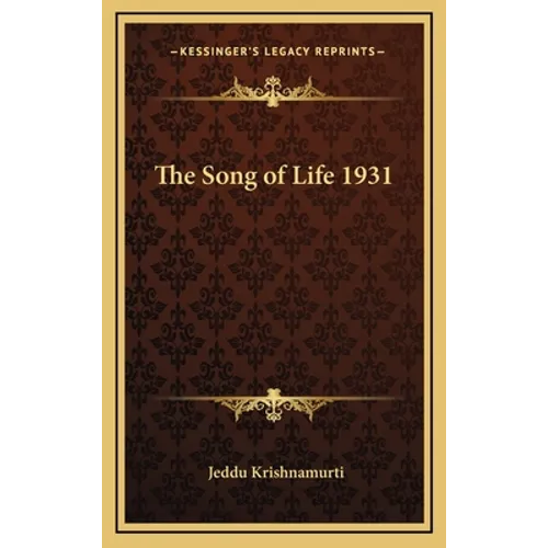 The Song of Life 1931
