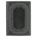 KJV Bible Super Giant Print (Faux Leather, Gray/Black)