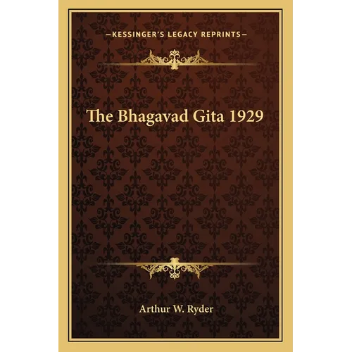 The Bhagavad Gita 1929