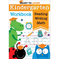 Ready to Learn: Kindergarten Workbook: Addition, Subtraction, Sight Words, Letter Sounds, and Letter Tracing