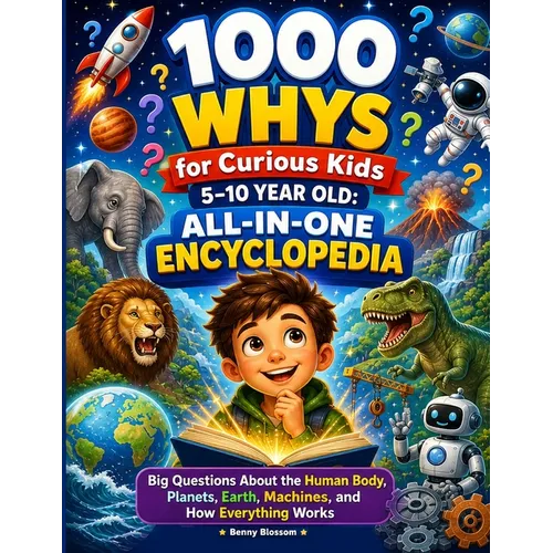 1000 Whys Big Questions Encyclopedia for Curious Kids 5-10 Year Old: Discover Human Body & Health, Space & Astronomy, Earth & Geography, and Engineeri