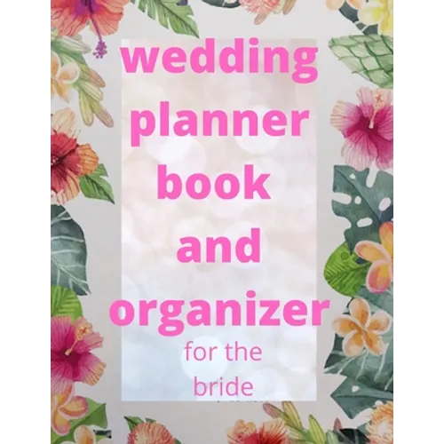 wedding planner book and organizer for the bride