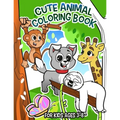 Cute Animal Coloring Book: Coloring Book for Kids Ages 3-8