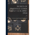 Secrets of Leaksville Lodge #136 A. F. A. M. [1850-1992]; 1992