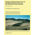 Geology and Mineral Resources of the East Mojave National Scenic Area, San Bernardino County, California