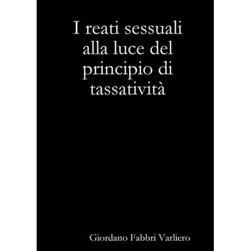 I reati sessuali alla luce del principio di tassatività