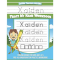 Xaiden Letter Tracing for Kids Trace my Name Workbook: Tracing Books for Kids ages 3 - 5 Pre-K & Kindergarten Practice Workbook