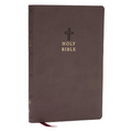NKJV Holy Bible, Value Ultra Thinline, Charcoal Leathersoft, Red Letter, Comfort Print