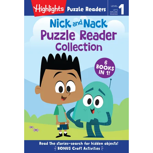 Nick and Nack Puzzle Reader Collection: Level 1 6-In-1 Beginner Story Collection for Kids Learning to Read, Practice New Reading Skills and Sight Word