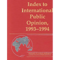 Index to International Public Opinion, 1993-1994