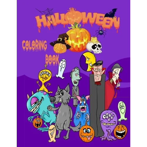 Halloween Coloring Book: Halloween zombie coloring book for Adults and Kids Stress Relieve and Relaxation, Halloween Fantasy Creatures, ... Adu