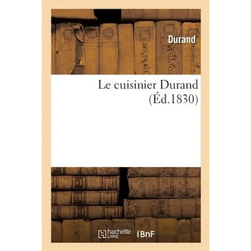 Le cuisinier Durand