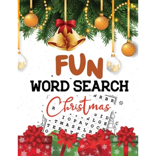 Fun Word Search Christmas: Cleverly Funny Hidden Word Searches for Adults, Teens, Scrooge Puzzle Book, Your Brain Exercise Activity Book