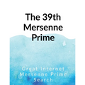 The 39th Mersenne prime