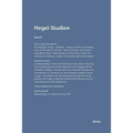 Hegel-Studien / Hegel-Studien Band 8 (1973)