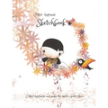 Collect happiness sketchbook (Hand drawn illustration cover vol.6)(8.5*11) (100 pages) for Drawing, Writing, Painting, Sketching or Doodling: Collect