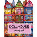 Miniature Masterpieces: Dollhouse Coloring Book for Adults Featuring Cute Miniature Living Spaces