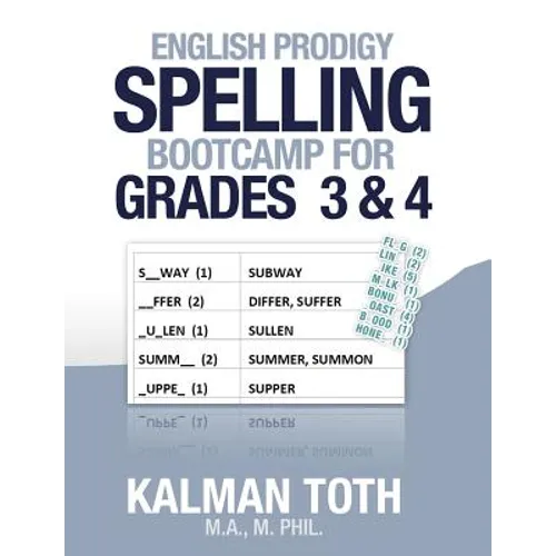 English Prodigy Spelling Bootcamp For Grades 3 & 4