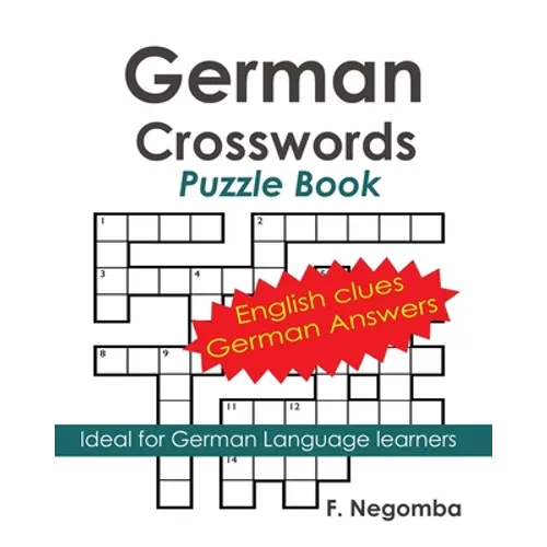 German Crosswords Puzzle Book