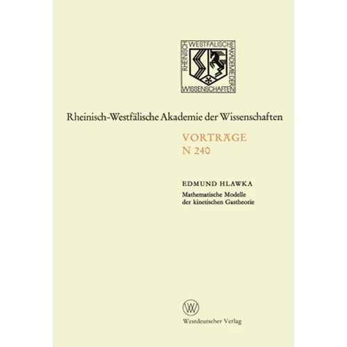Mathematische Modelle der kinetischen Gastheorie
