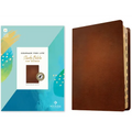NLT Courage for Life Study Bible for Women, Filament Enabled (Genuine Leather, Brown, Indexed)