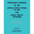Population Schedule of the United States of 1860 for Cocke County, Tennessee